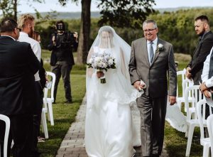 Walking down the aisle